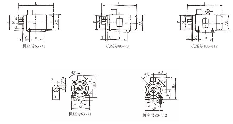 YS系列(IP54)小功率三相異步電動(dòng)機(jī) YS系列(IP54)小功率三相異步電動(dòng)機(jī)