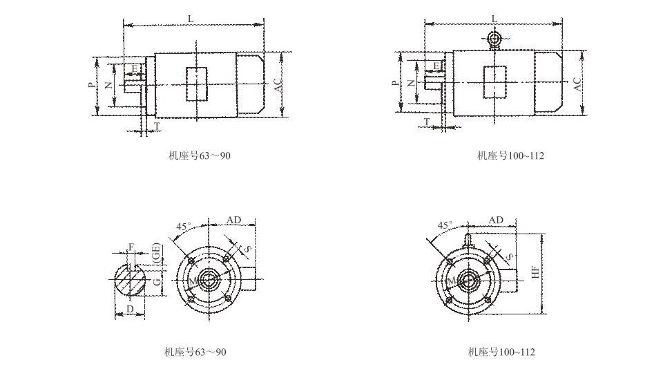 YS系列(IP54)小功率三相異步電動(dòng)機(jī) YS系列(IP54)小功率三相異步電動(dòng)機(jī)