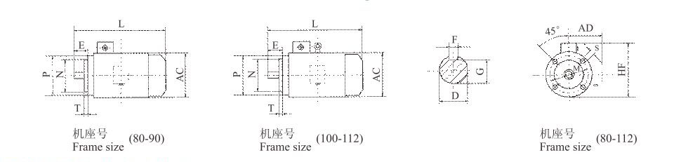 YD系列(IP54)變極多速三相異步電動機(jī) YD系列(IP54)變極多速三相異步電動機(jī)